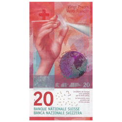 Billete Suiza 20 Francos (CHF 20) Circulado