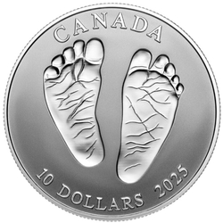 Canadá: Bienvenido al Mundo $10 Plata 2025 Reverse Proof