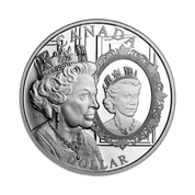 Canadá: El Jubileo de Platino de Su Majestad la Reina Isabel II Dólar Plata 2022 Proof