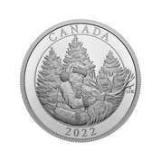 Canadá: La magia de la temporada $50 Silver 2022 Proof