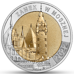 Descubra Polonia - Castillo de Moszna 5 zloty 2022