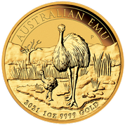 Emú Australiano 1 oz Oro 2021