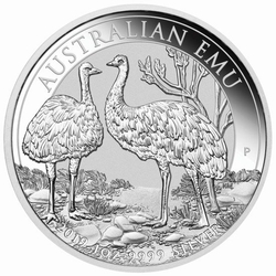 Emú Australiano 1 oz Plata 2019