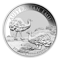 Emú Australiano 1 oz Plata 2020