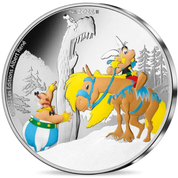 Francia: Astérix - Astérix y el Grifo coloreado 10 Euro Plata 2022 Proof