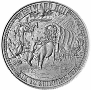 Fronteras: Westward Ho 1 oz Plata 2020 Redonda