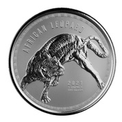 Ghana: Leopardo Africano 1 oz Plata 2021