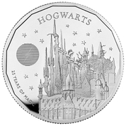 Harry Potter: Colegio Hogwarts de Magia y Hechicería 2 oz Plata 2023 Proof