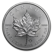 Hoja de Arce Canadiense 1 oz Plata 2017