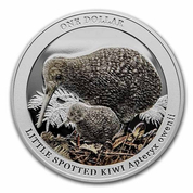 Kiwi de color 1 oz Plata 2022 Proof