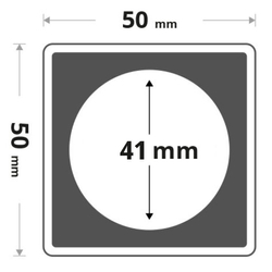 Leuchtturm - Quadrum Intercept tapa de plástico (diámetro: 41 mm) (6 piezas)