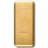 Lingote de 1.000 gramos de oro LBMA