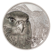 Mongolia: Halcón Mongol 1 oz Platino 2023 Prueba Ultra Alto Relieve