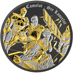 Niue: Camelot - Sir Lancelot 1 oz Plata 2024 Multimetal Coin