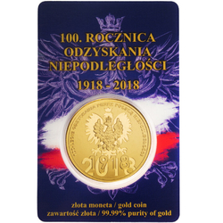 Niue: Centenario de la Independencia de Polonia 1 oz Oro 2018 Proof