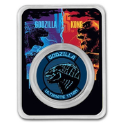 Niue: Godzilla coloreado 1 oz Plata 2021