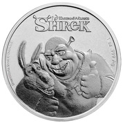 Niue: Shrek película 20 aniversario 1 oz Plata 2021