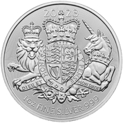 Royal Coats of Arms 1 oz Plata 2023