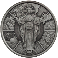 Samoa: The Creator 1/2 onza Plata 2024 Moneda Antigua