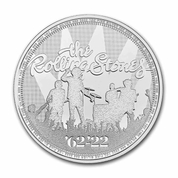 The Rolling Stones 1 oz Plata 2022