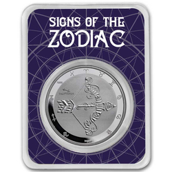 Tokelau: Zodiac Series - Strzelec 1 uncja Srebra 2024 Slab