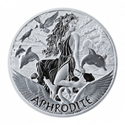 Tuvalu: Dioses del Olimpo - Afrodita 5 oz Plata 2022