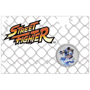 Tuvalu: Street Fighter - Chun Li coloreado 1 oz Plata 2022 (Moneda en tarjeta)