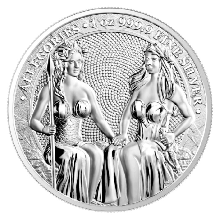 Alegorías: Austria y Germania 1 oz Plata 2021