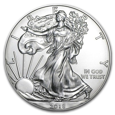 American Eagle 1 oz Plata 2018