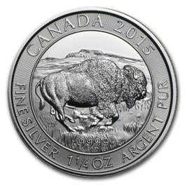 Bisonte 1.25 oz Plata 2015