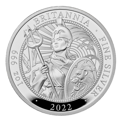 Britannia 1 uncja Srebra 2022 Proof