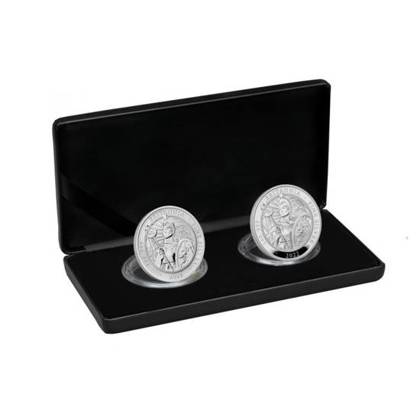 Britannia Plata 2022 Proof Set de 2 Monedas