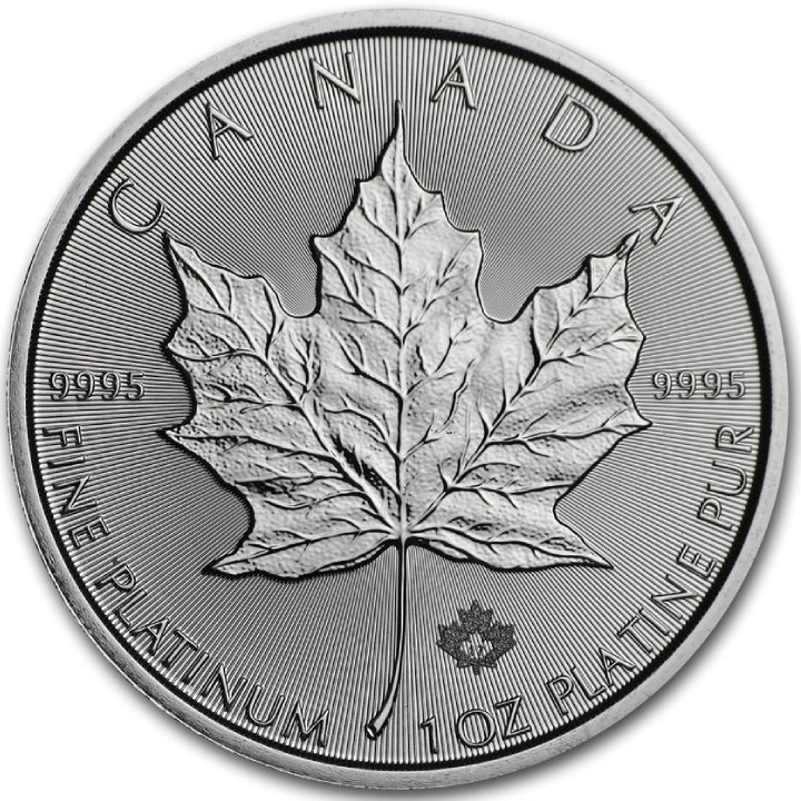 Canadian Maple Leaf 1 oz Platino 2017