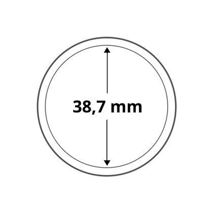 Capuchón de plástico para monedas de 2 onzas de la serie Bestias de la Reina / Tudor Piezas sueltas