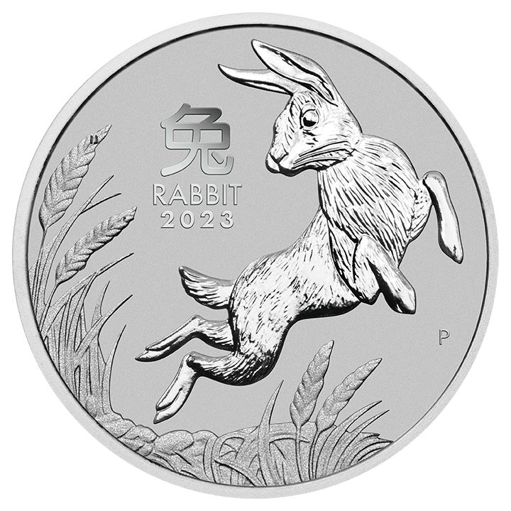 Ceca de Perth: Lunar III - Año del Conejo 1 oz Platino 2023