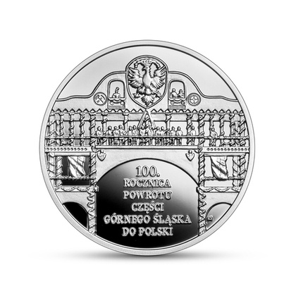 Centenario de la devolución de una parte de la Alta Silesia a Polonia 10 zloty Plata 2022 Proof