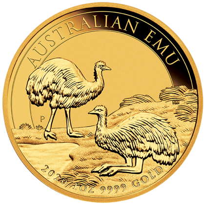 Emú Australiano 1 oz Oro 2020 Proof