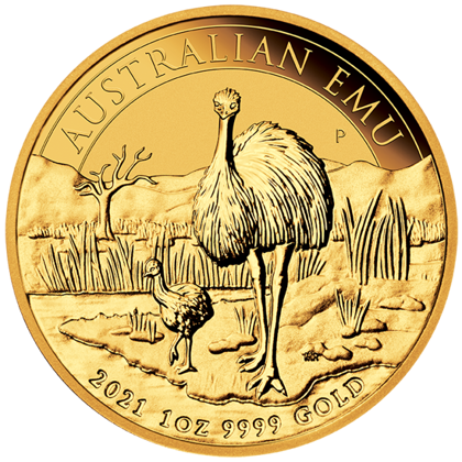 Emú Australiano 1 oz Oro 2021