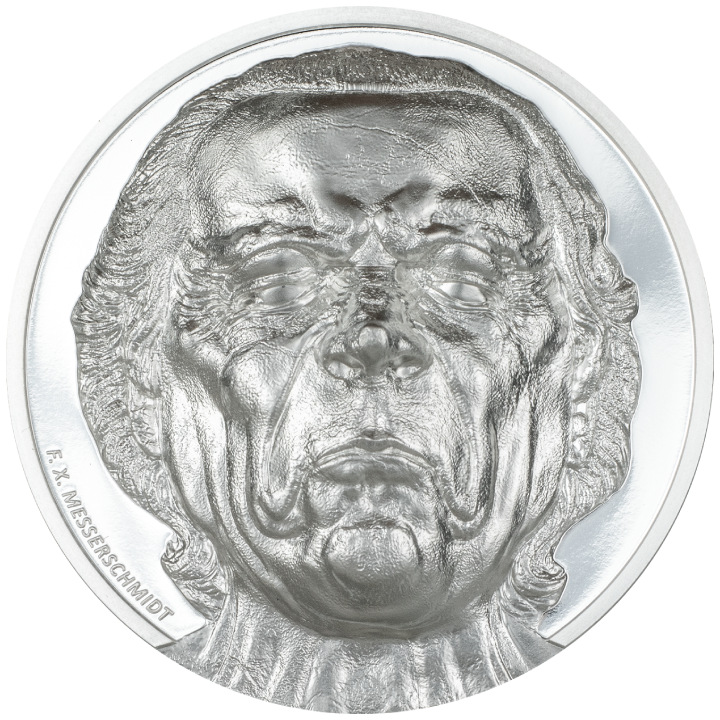 Islas Cook: Striking Heads - The Vexed Man 2 oz Silver 2023 Proof Ultra High Relief