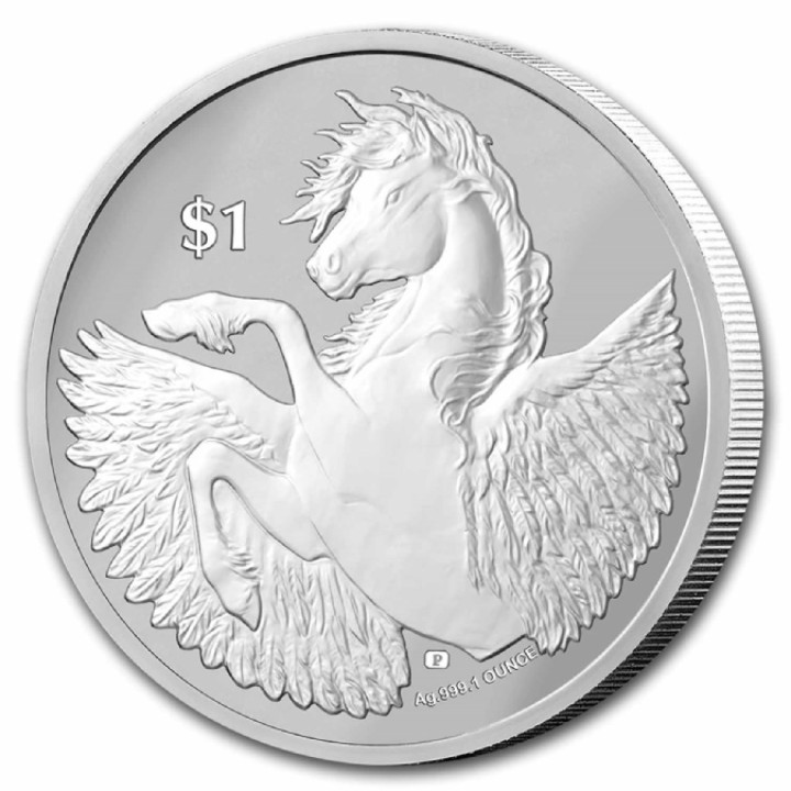 Islas Vírgenes Británicas: Pegasus 1 oz Plata 2023