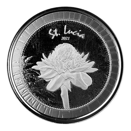 Jardín Botánico de Santa Lucía 1 oz Plata 2021