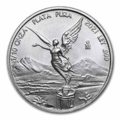 Libertad Mexicana 1/10 oz Plata 2021