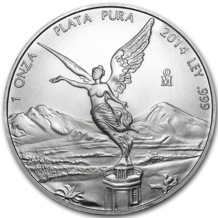 Libertad mexicana 1 oz Plata 2014