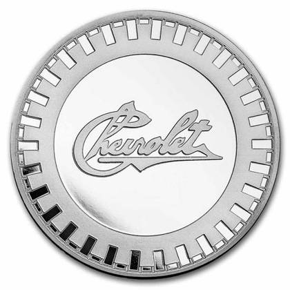 Logotipo Original Chevrolet (1911-1914) 1 oz Plata