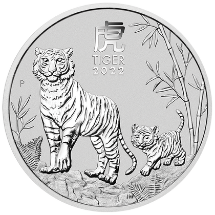 Lunar III: Año del Tigre 1 oz Plata 2022