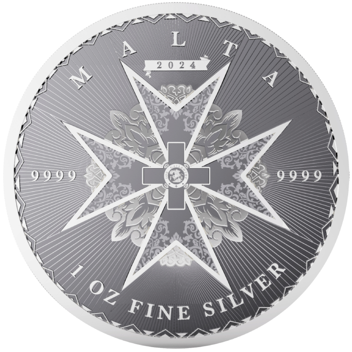 Malta: Maltese Cross 1 uncja Srebra 2024