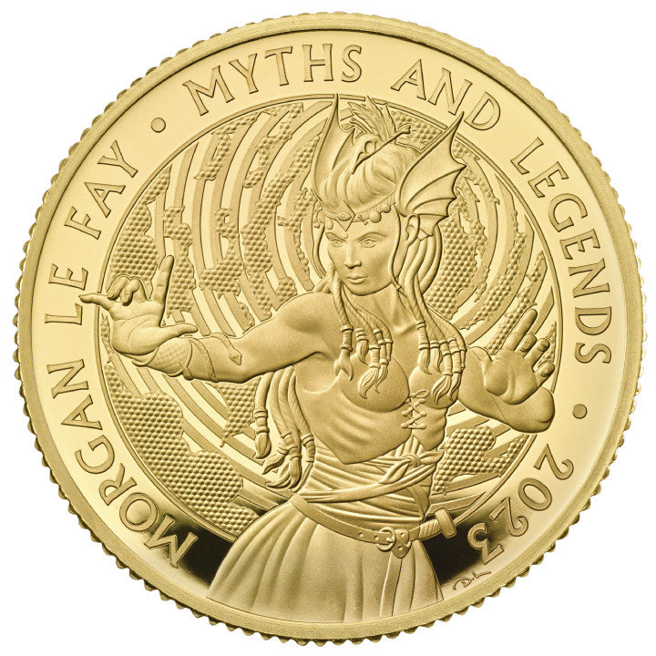 Mitos y Leyendas: Morgan Le Fay 1/4 oz Oro 2023 Proof