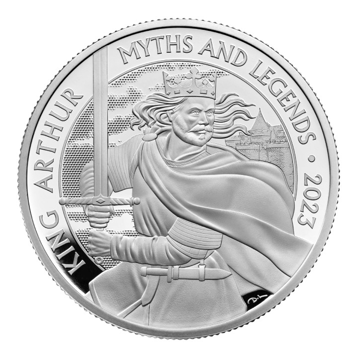 Mitos y Leyendas: Rey Arturo 1 oz Plata 2023 Proof