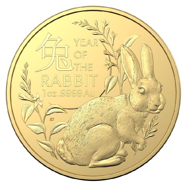 RAM: Lunar - Año del Conejo 1 oz Oro 2023