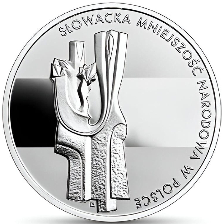 Słowacka mniejszość narodowa w Polsce 10 zł Srebro 2024 Proof 